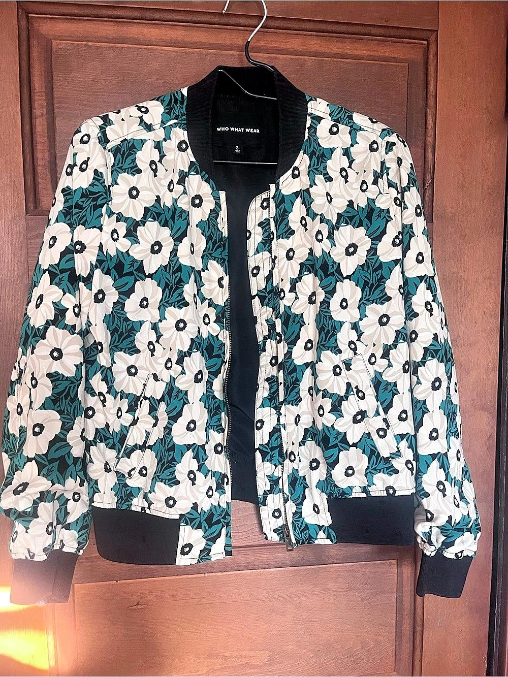 Who What Wear x Target Floral Bomber Jacket - Size S